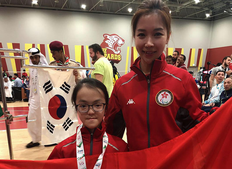 Wing Ki participated in the 2019 IWAS World Games for Women with Disabilities TT1-5 Singles Open and won a bronze medal.