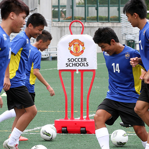 HKJC partnered with Manchester United to launch a training programme - the Jockey Club Elite Youth Football Camp in 2012.