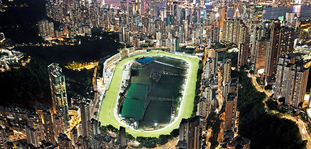 Andrew believes Happy Valley Racecourse is different from other racecourses in the world because it comes alive at night. “That’s when you really see the beauty of it,” he says.
